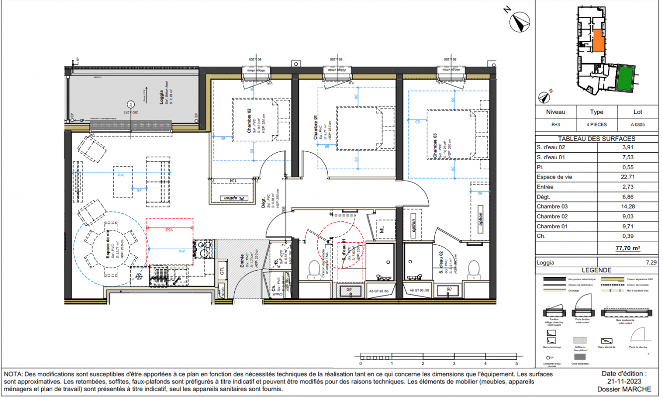 Plan du lot