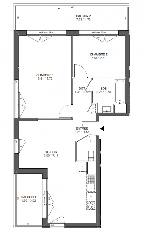 Plan du lot