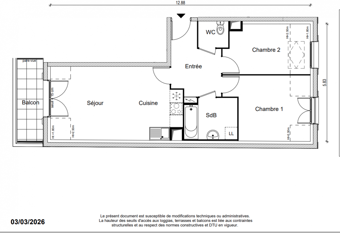 Plan du lot