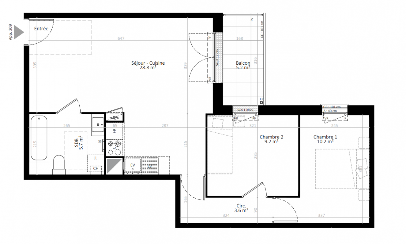 Plan du lot