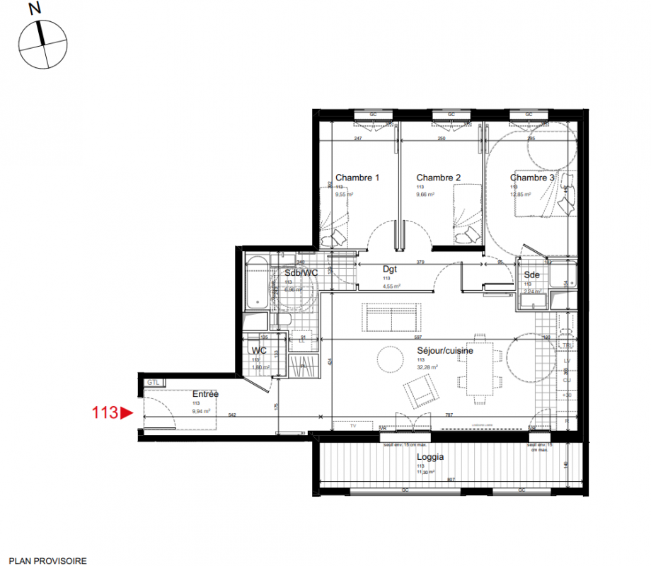 Plan du lot
