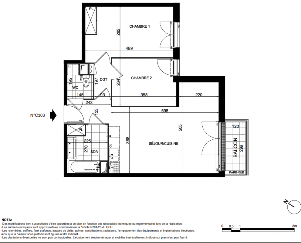 Plan du lot