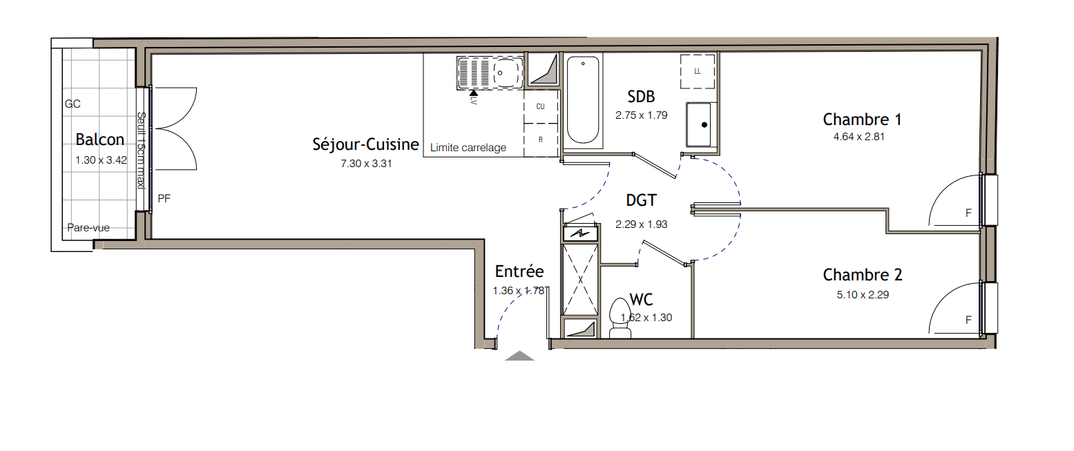 Plan du lot