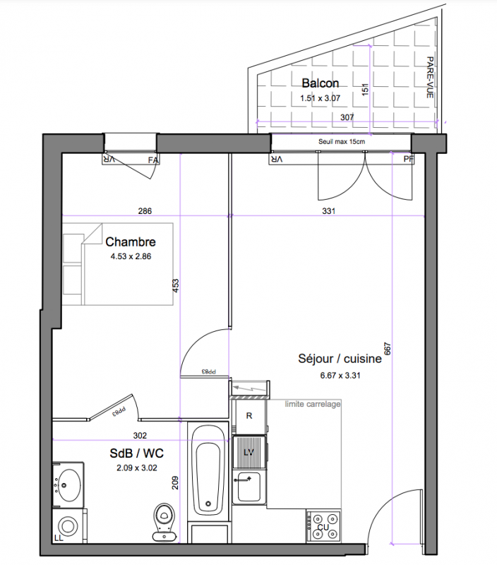 Plan du lot