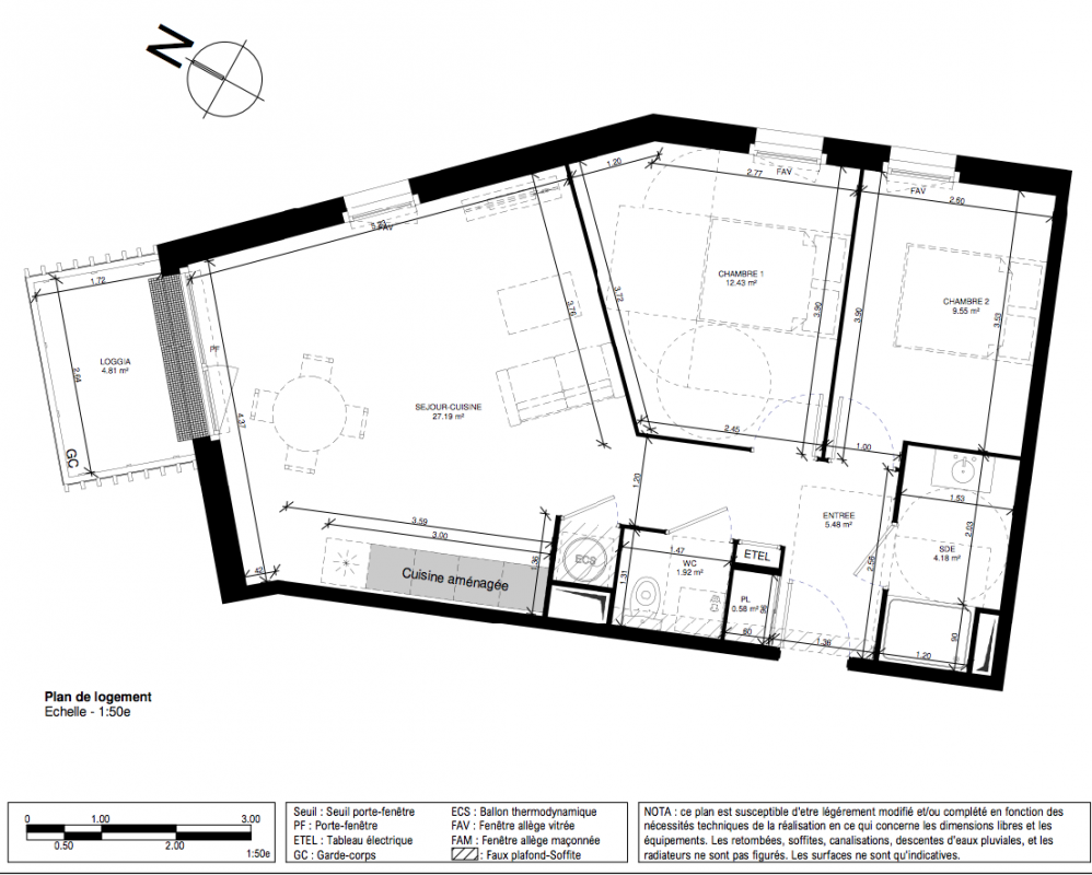 Plan du lot