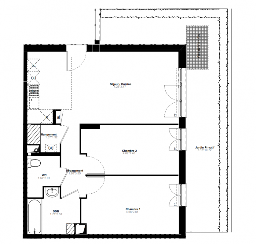 Plan du lot
