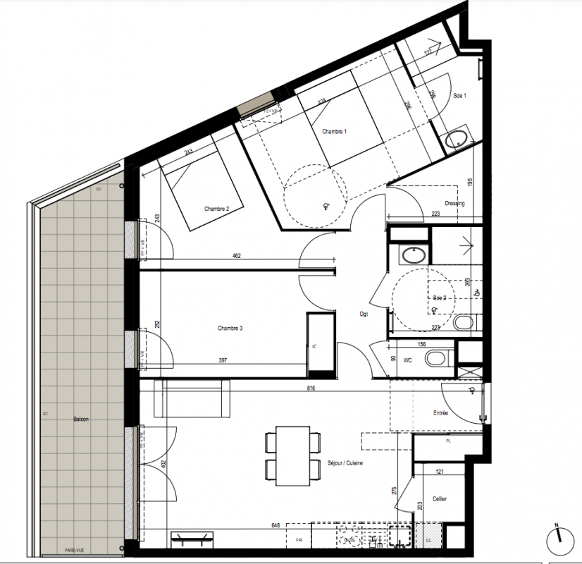 Plan du lot