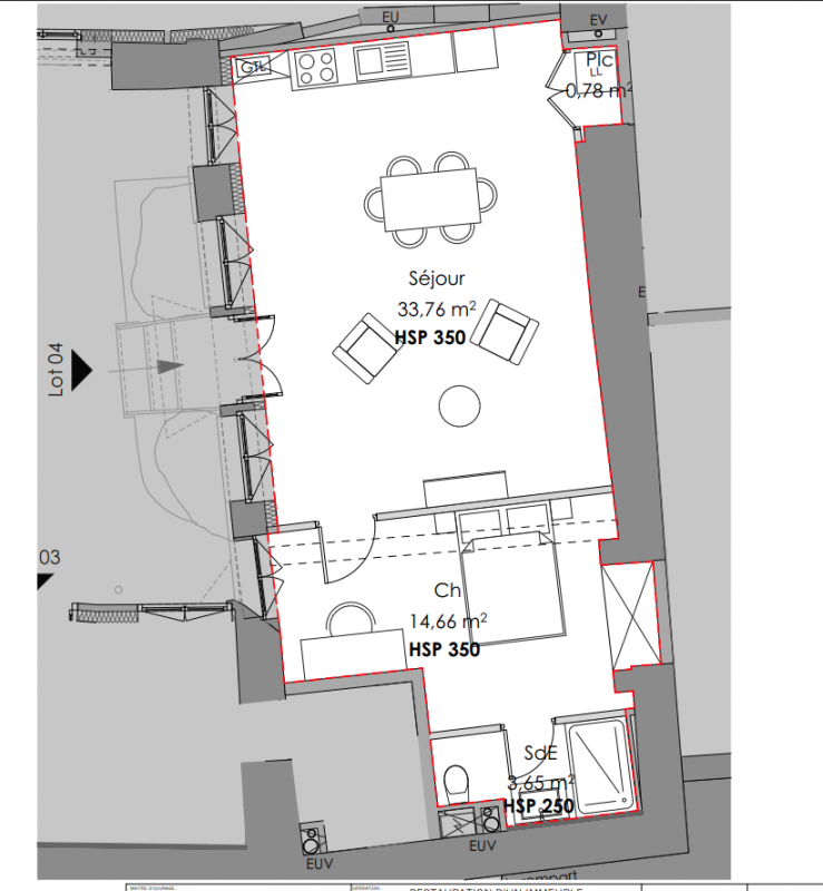 Plan du lot