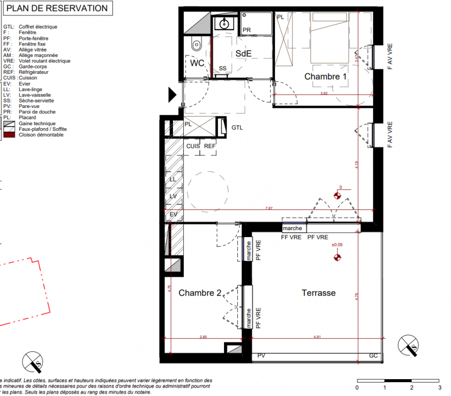 Plan du lot