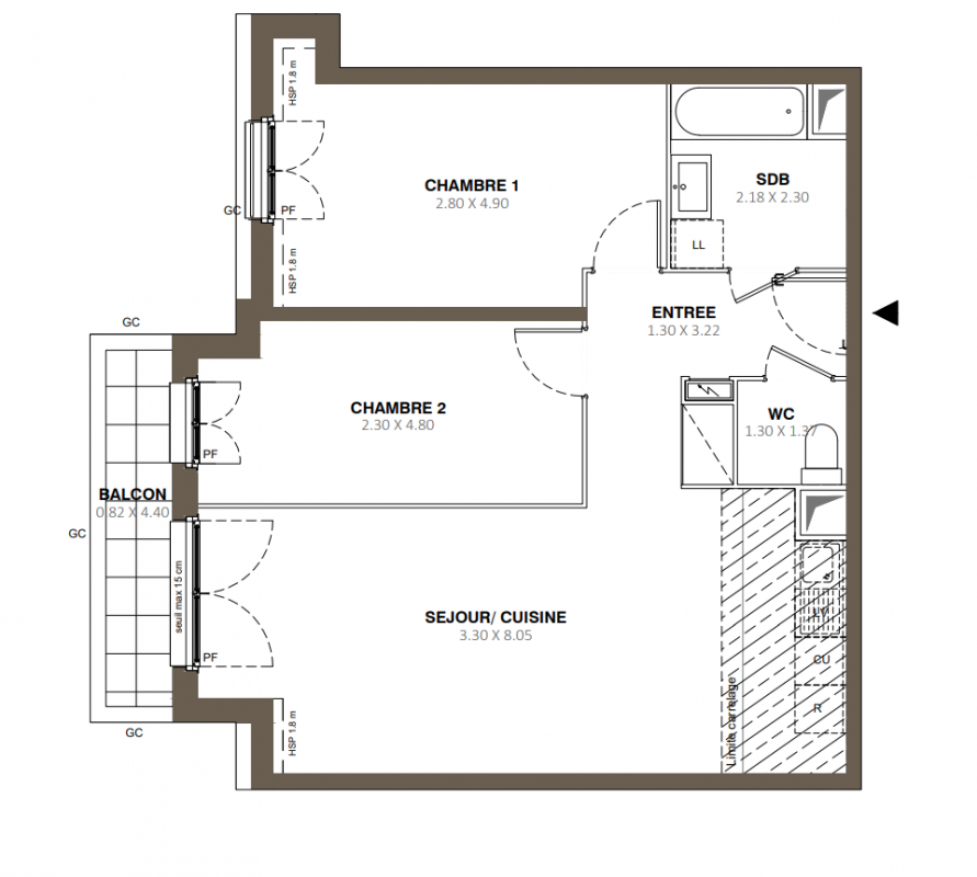 Plan du lot