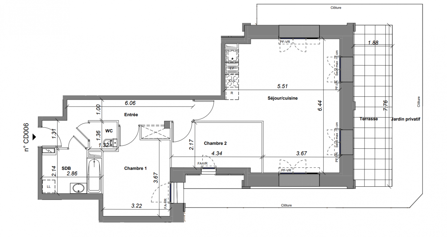 Plan du lot
