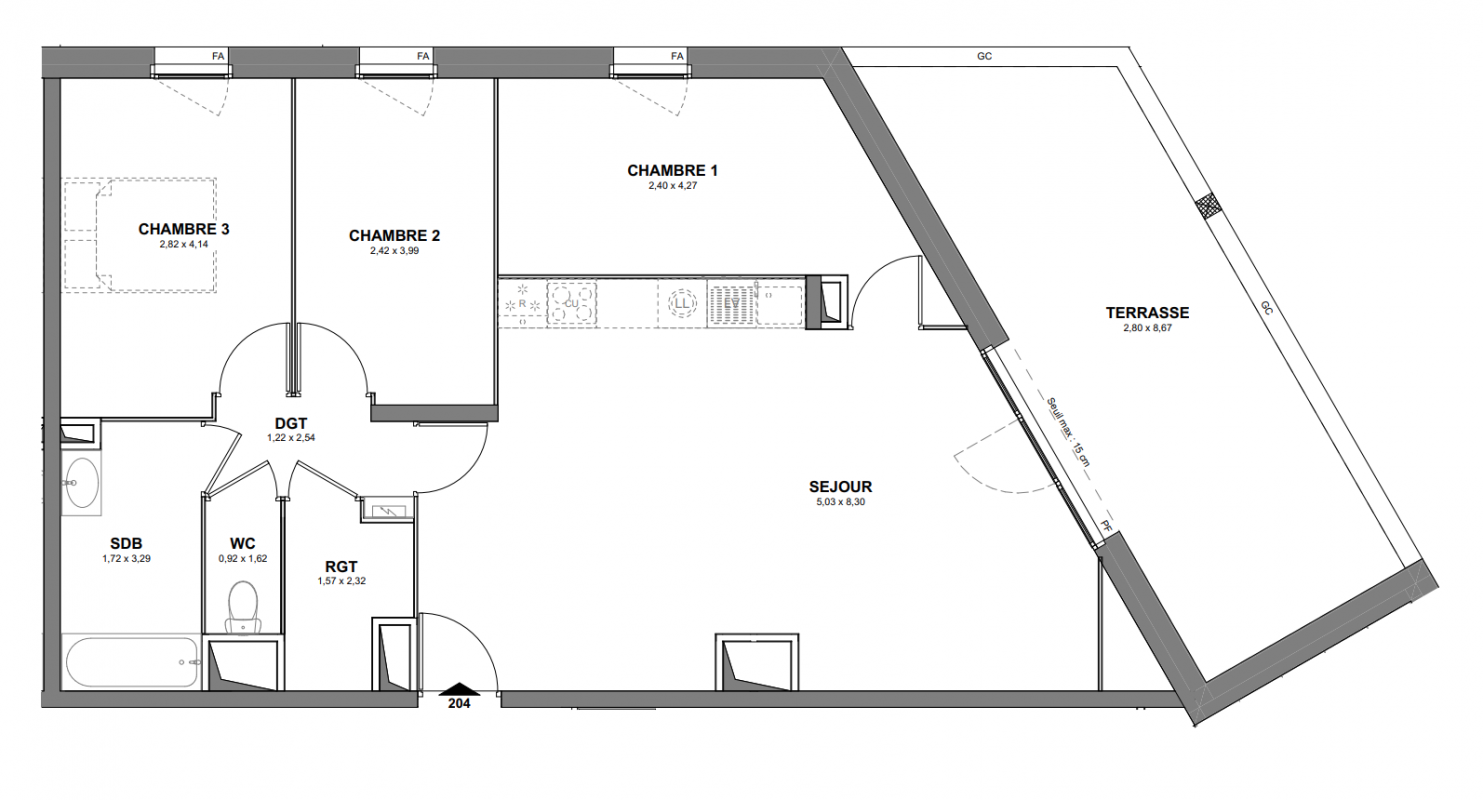Plan du lot