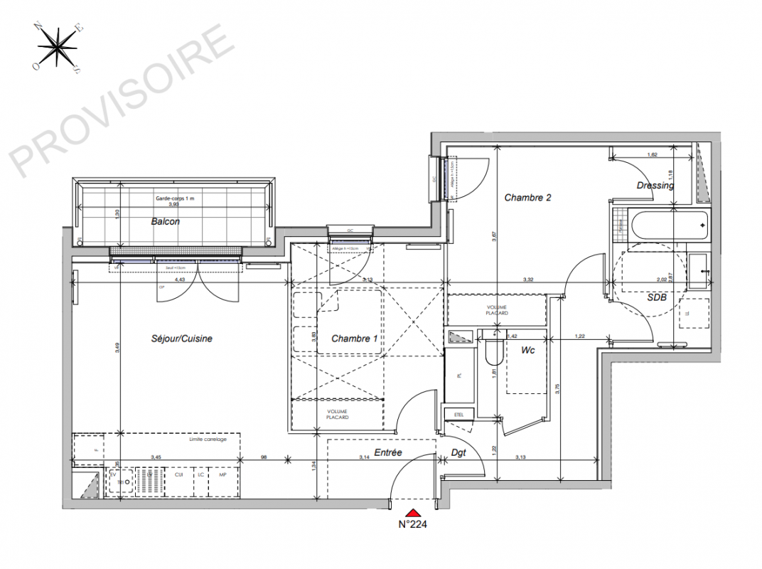 Plan du lot
