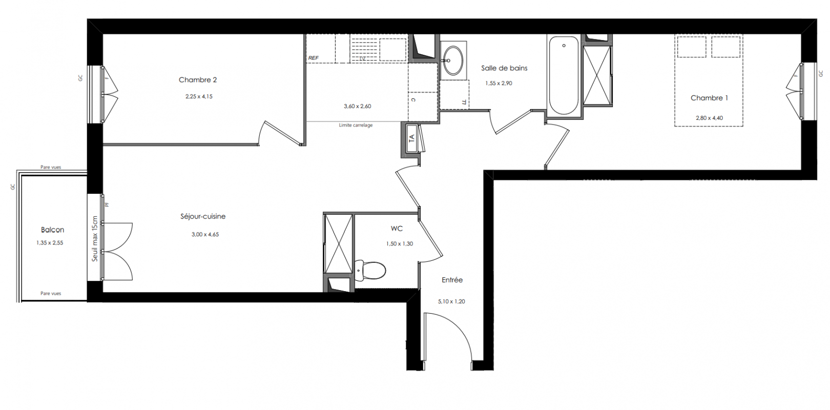 Plan du lot