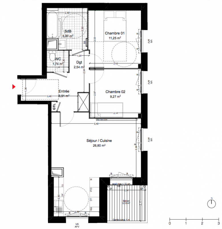 Plan du lot